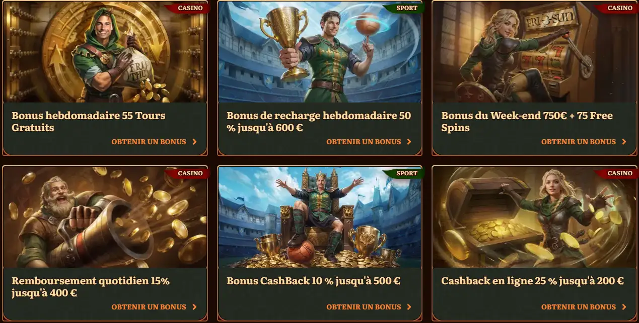 Wildrobin Free Spins