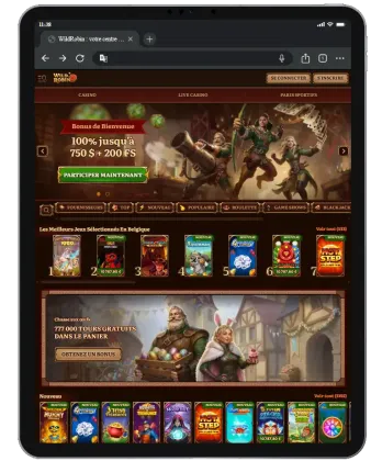 Jouez sur le Wildrobin Casino mobile sans telechargement